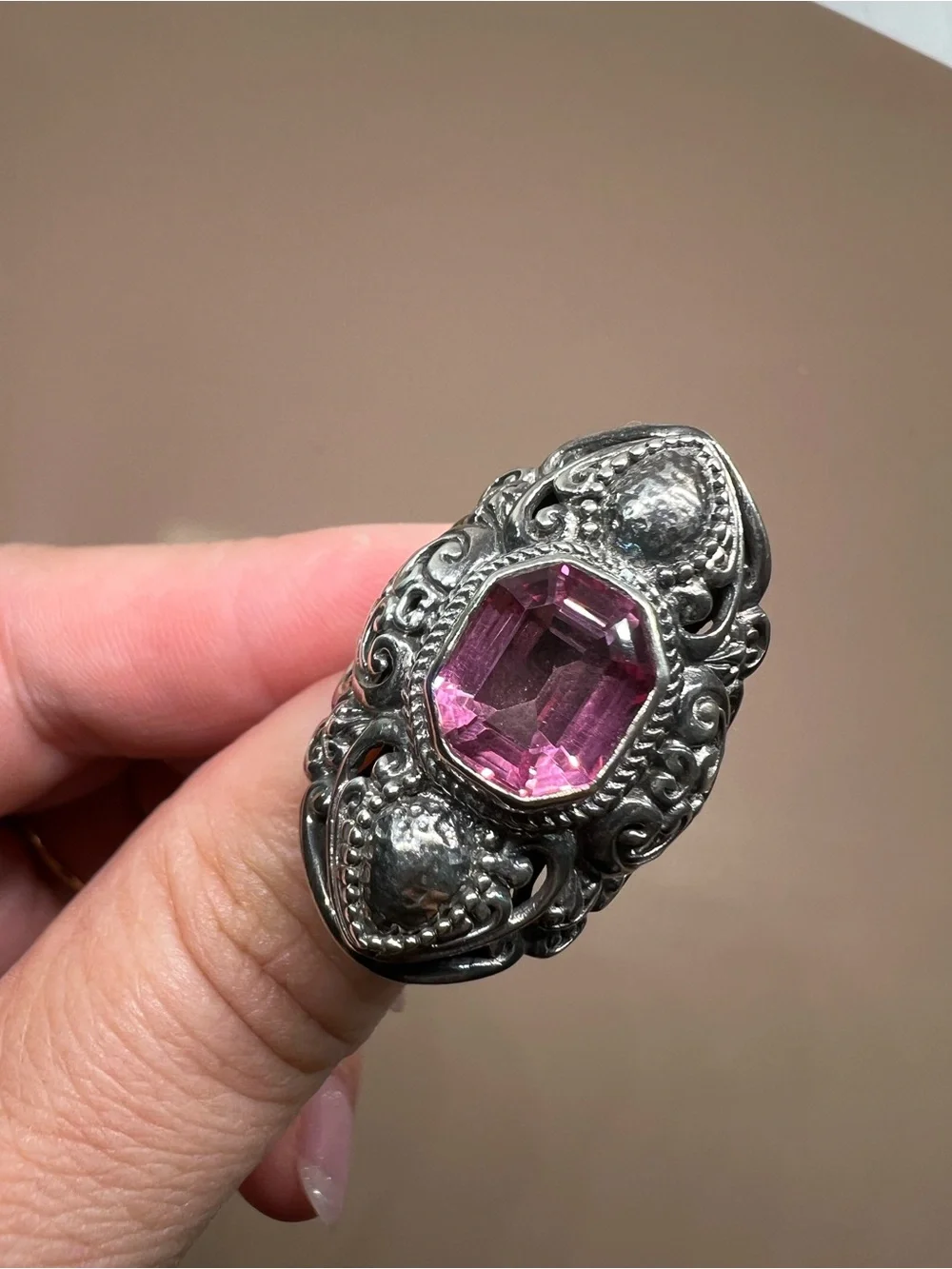 SARDA FAITH OVER FEAR RING III™ IN RIGHT WAVE™ MYSTIC QUARTZ